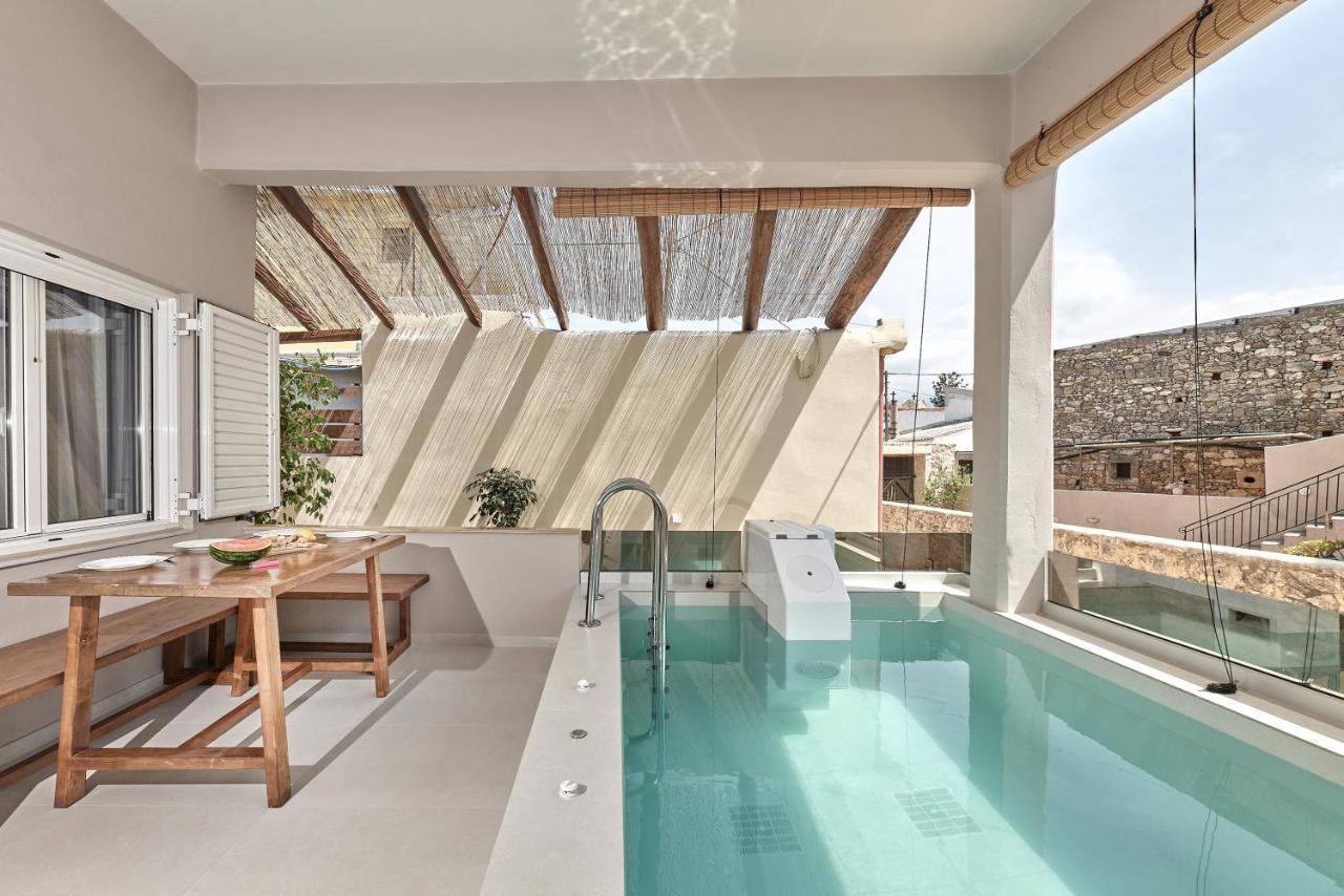 2 Bedroom Villa With Heated Swimming Pool-Spa Whirlpool-Bbq! Melidhonion  ภายนอก รูปภาพ