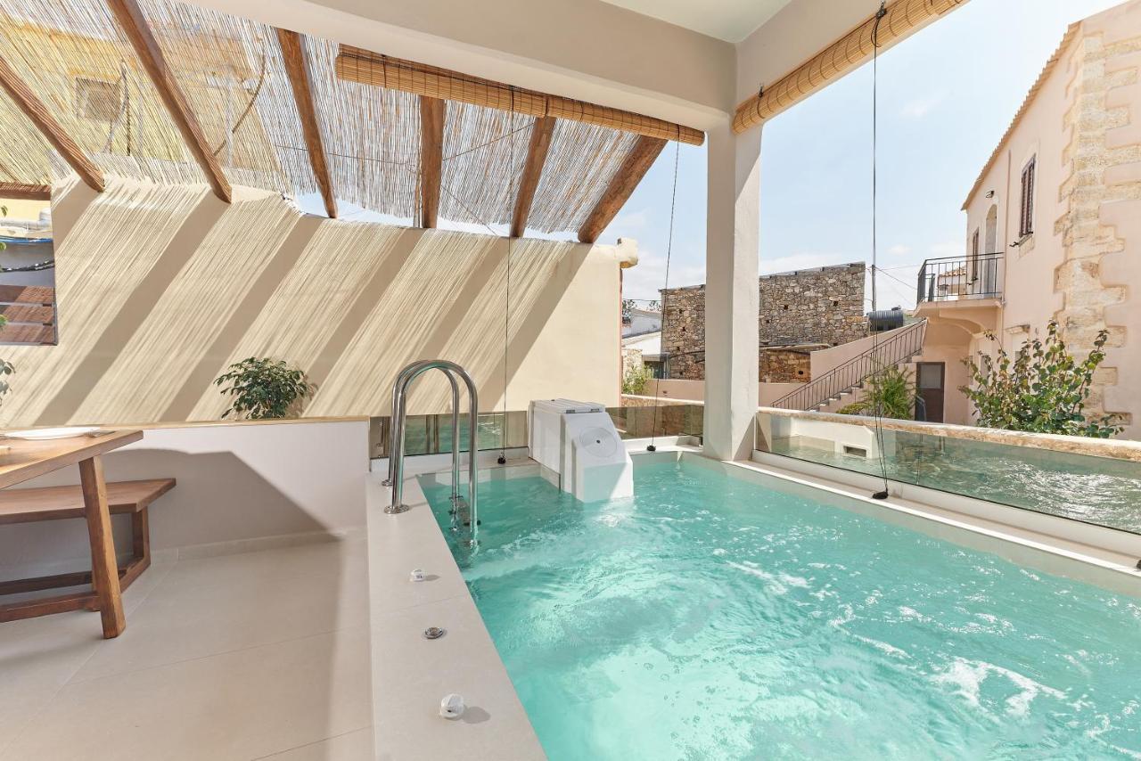 2 Bedroom Villa With Heated Swimming Pool-Spa Whirlpool-Bbq! Melidhonion  ภายนอก รูปภาพ